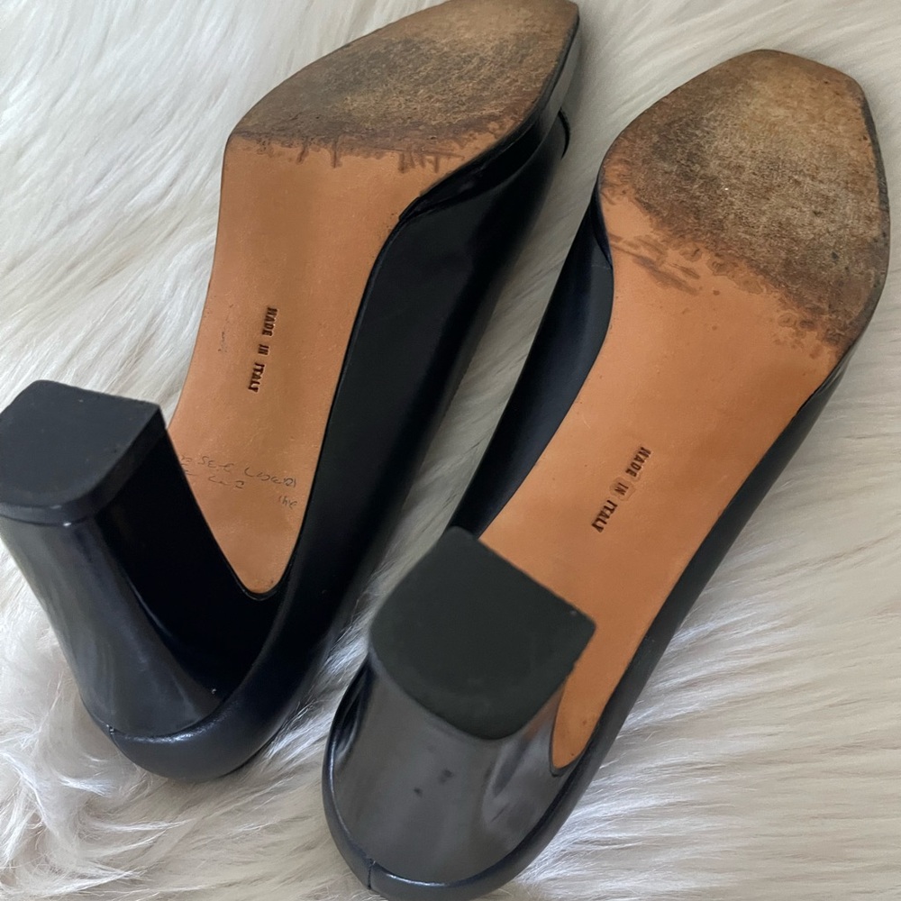 Salvatore Ferragamo Platform Block Heel Dress Shoe. - Picture 9 of 16